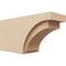 Ekena Millwork 4in. W x 6in. H x 12in. L Rivera Woodgrain TimberThane Rafter Tail, Primed Tan RFTUR04X06X12RIVRCPR - alternate 1
